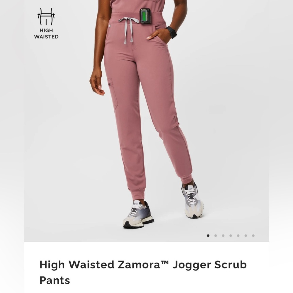 High waist Zamora jogger scrub pant